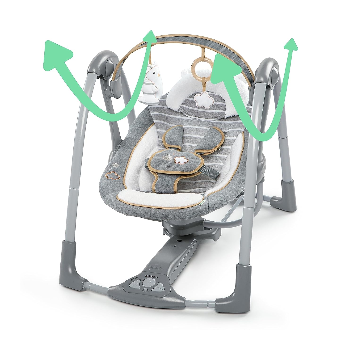 INGENUITY Swing 'n Go Portable Swing™ - Bella Teddy™