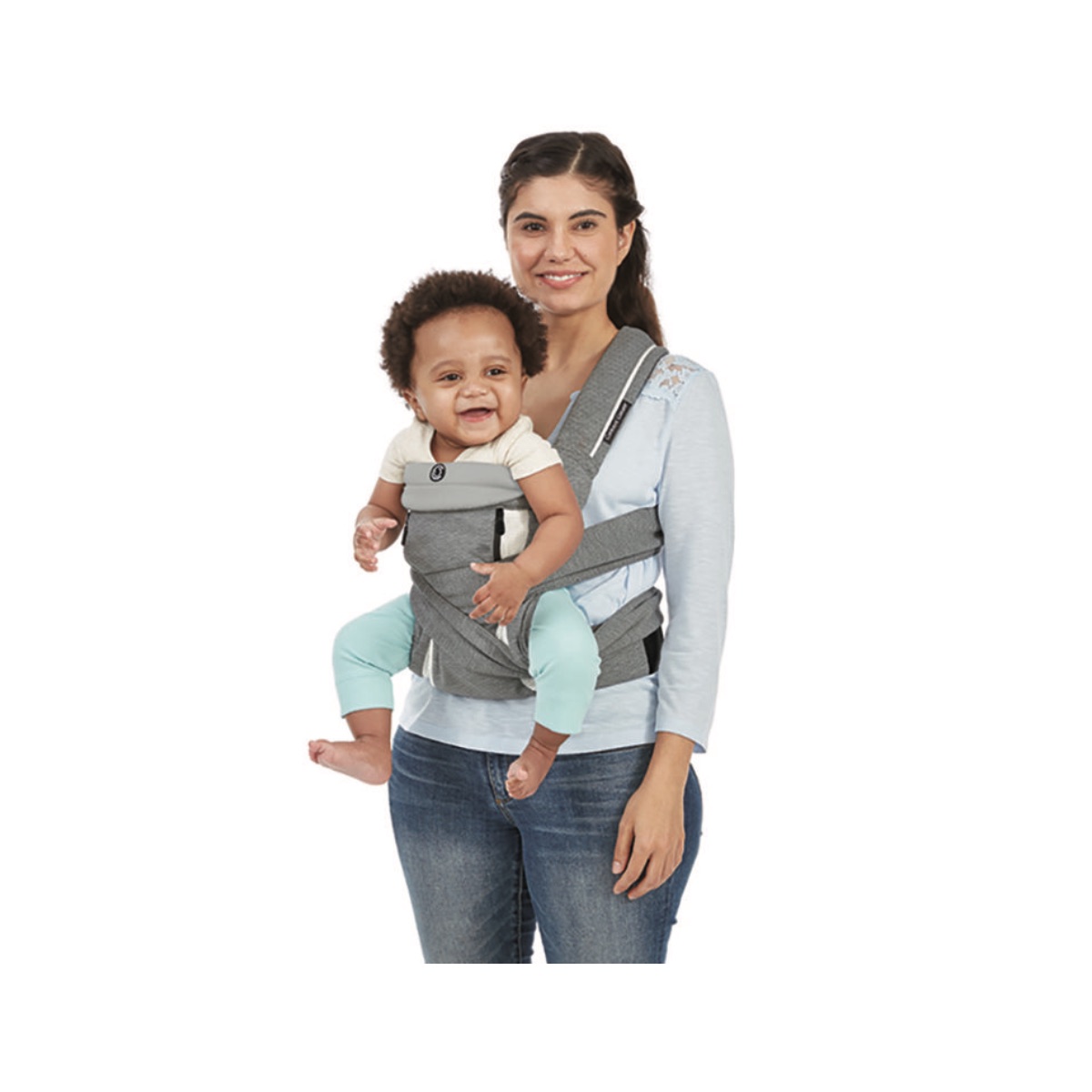 Contours Cocoon® Buckle-Tie Carrier - Heather Grey