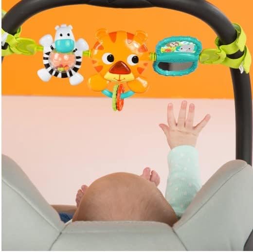 Bright Starts Take Along Carrier Toy Bar™ Tiger Toys for baby and kids