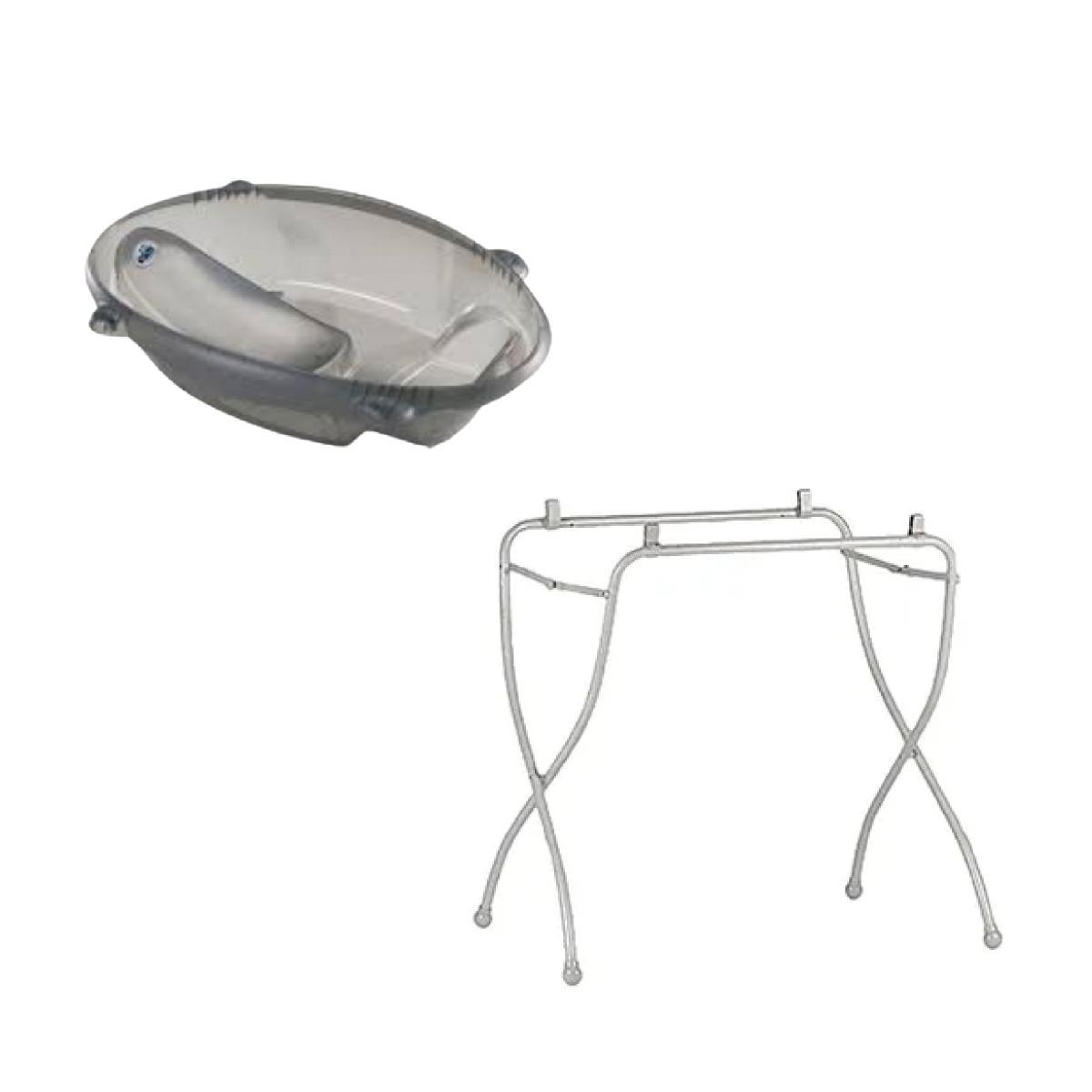 Cam - Bollicina Bath Tub - Blue with universal stand