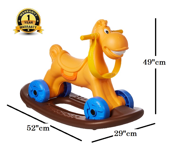 Ching Ching Mini Horse with Rocking Board (up to 25kgs) - Brown