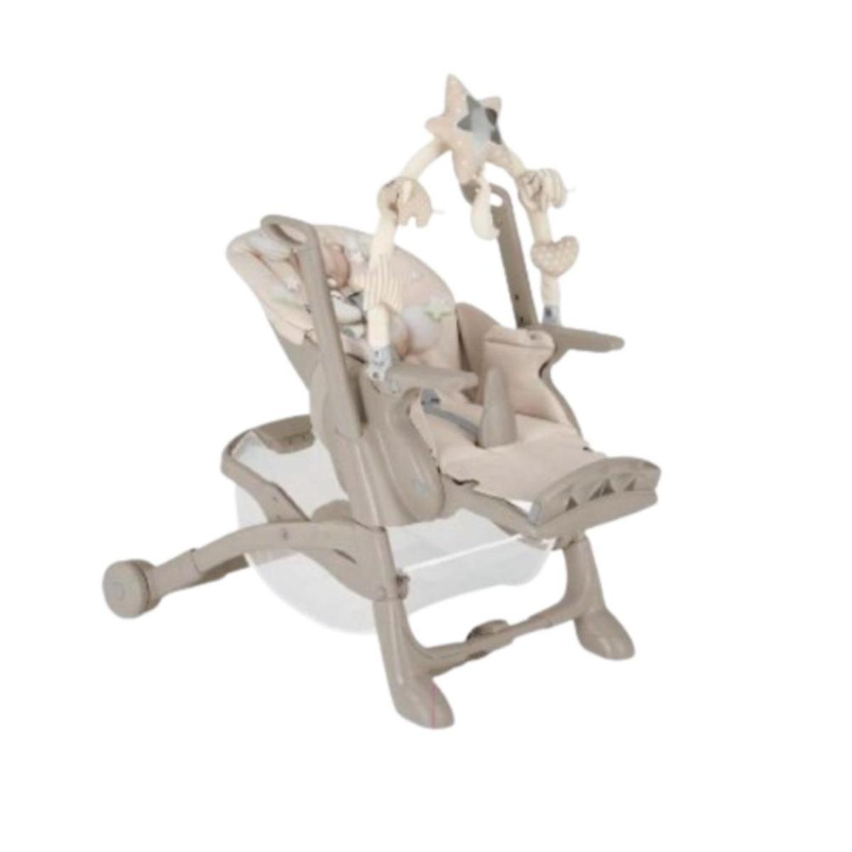 Cam - Istante High Chair With Toy Bar - Beige