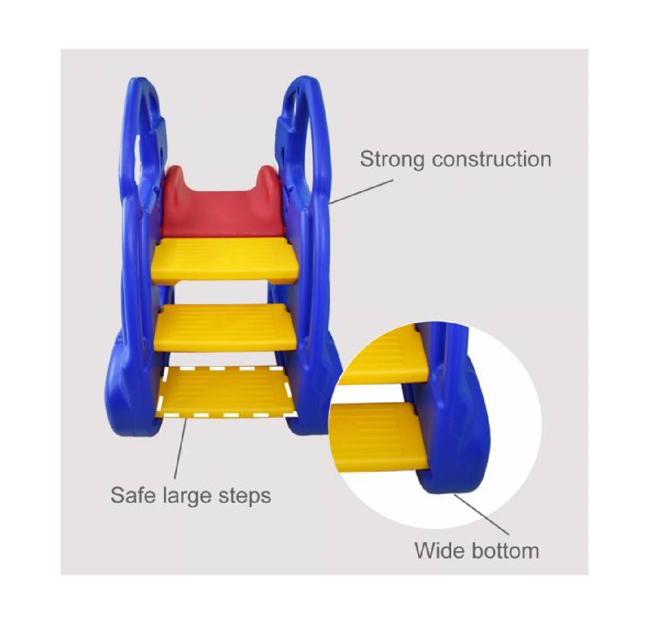 Ching Ching Elephant Slide(137cm) + Basketball Set - Pack of 1