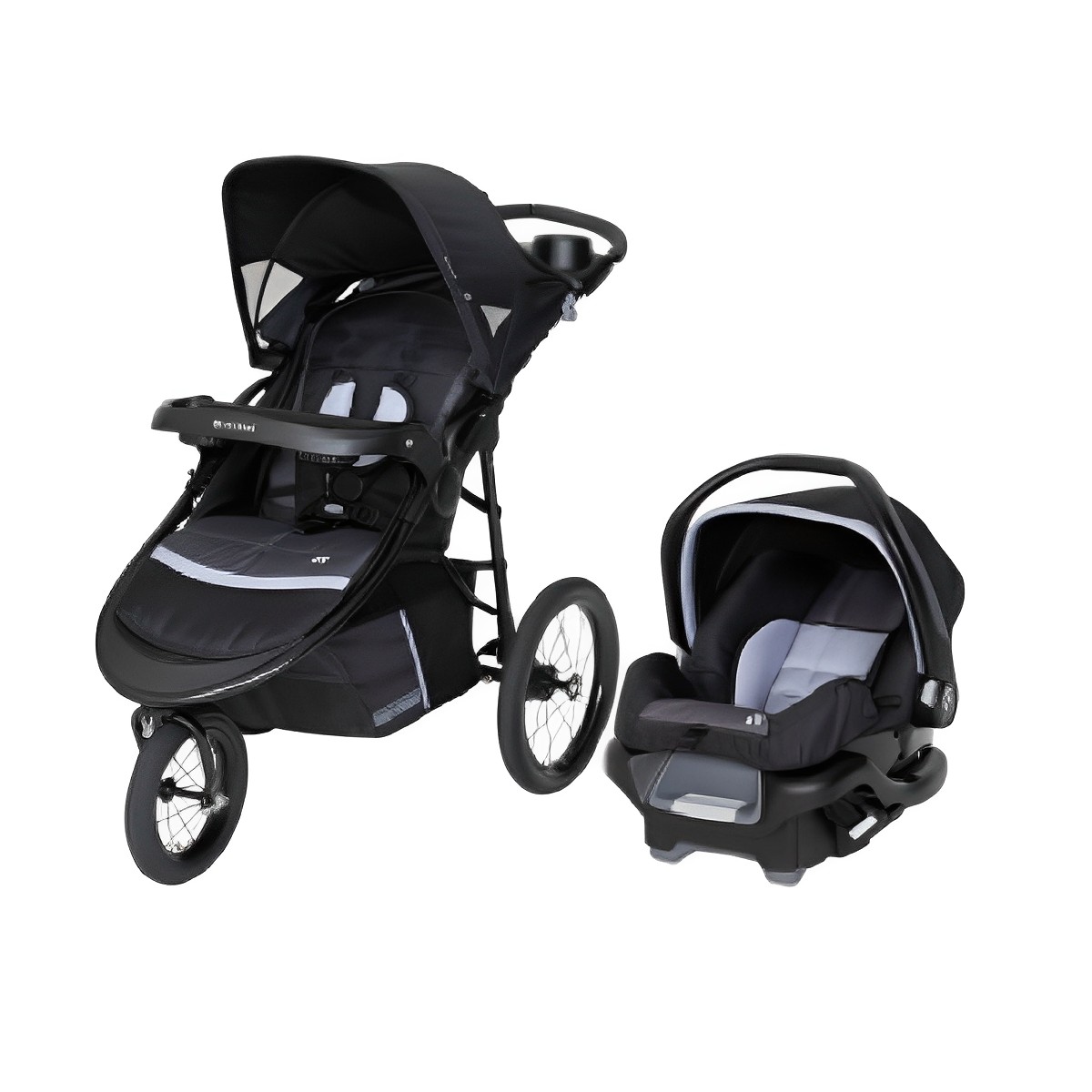 Babytrend EXPEDITION® DLX JOGGER TRAVEL SYSTEM-SPORTS GREY