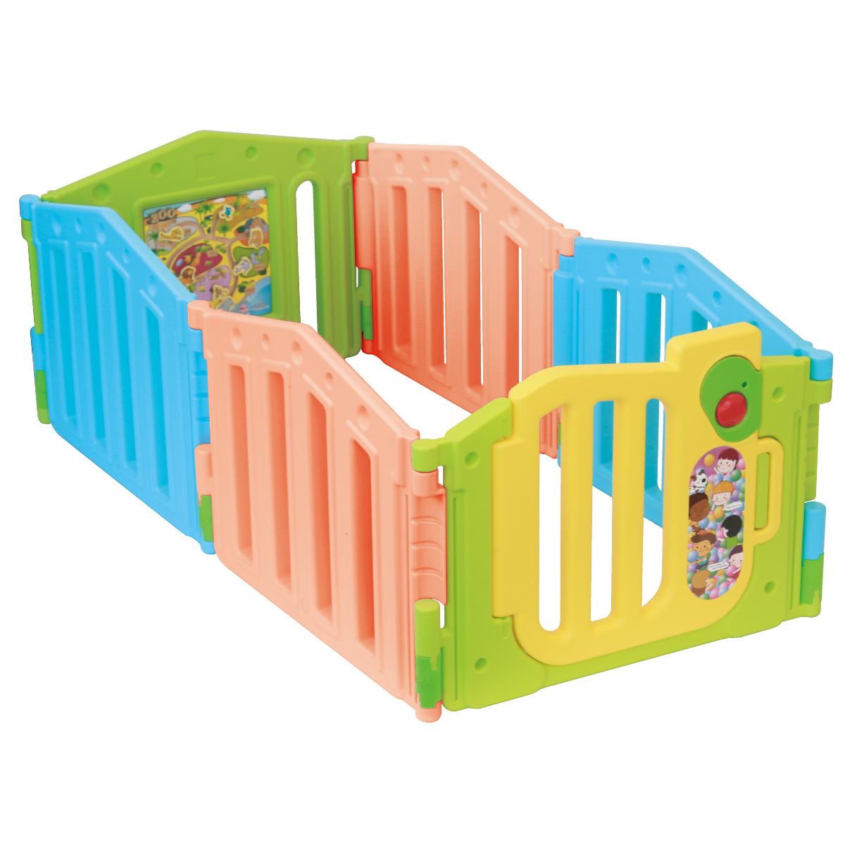 Ching Ching Colorful Playpen (6pcs) - Pack of 1