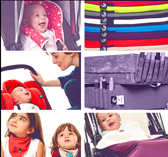 Ubeybi - Stroller Liner - Red