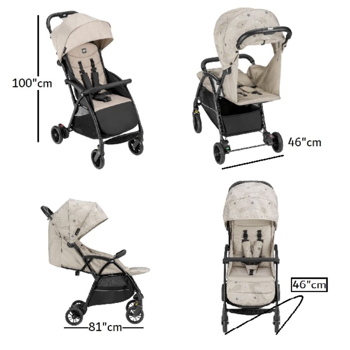 Hybrid shop swivel stroller