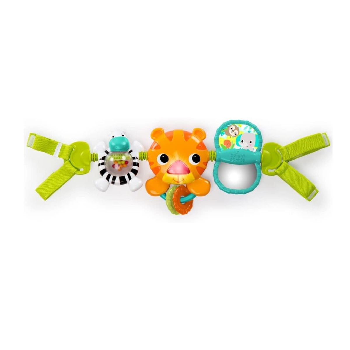 Bright Starts Take Along Carrier Toy Bar™ Tiger Toys for baby and kids