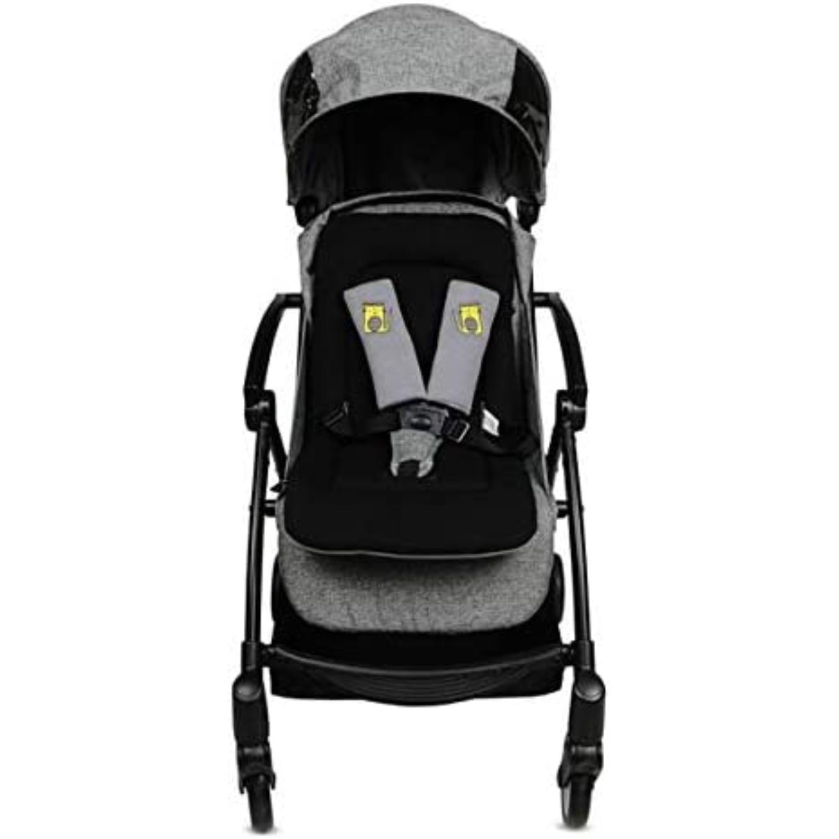 Ubeybi Stroller Cushion Set - Black / Gray  / With Belt Pad