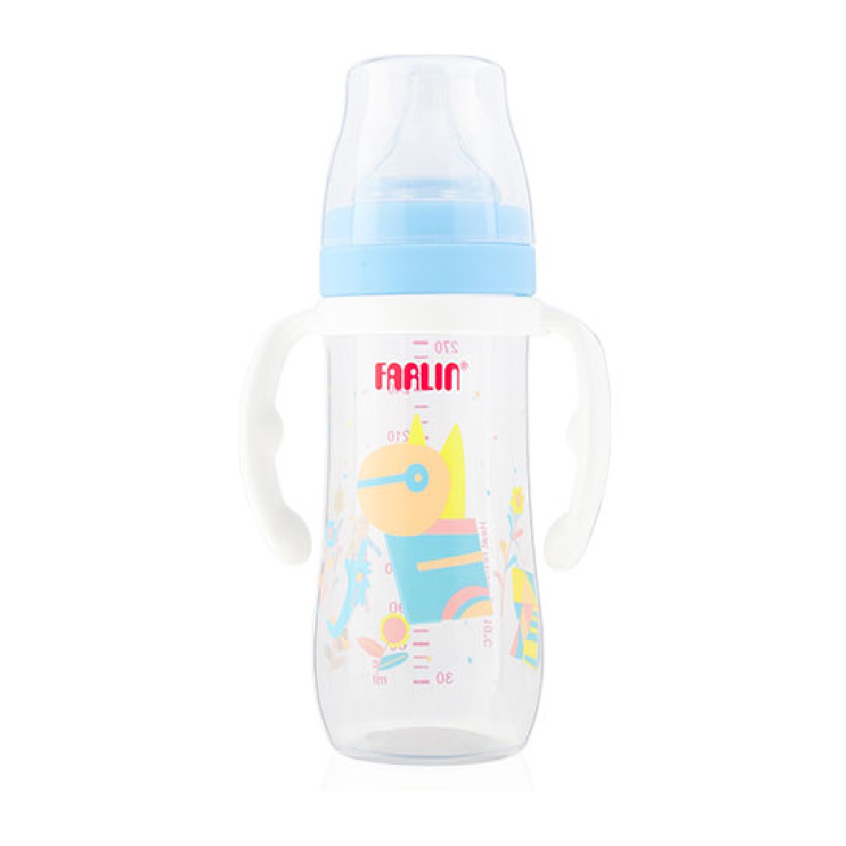 Farlin - PP Feeding Bottle 270cc W/Handle, 270ML