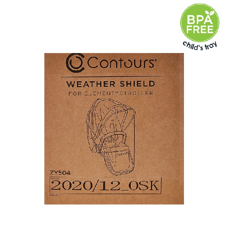 Contours - Element - Weather Shield Rain Cover Accessory (Contours Element Stroller ONLY)