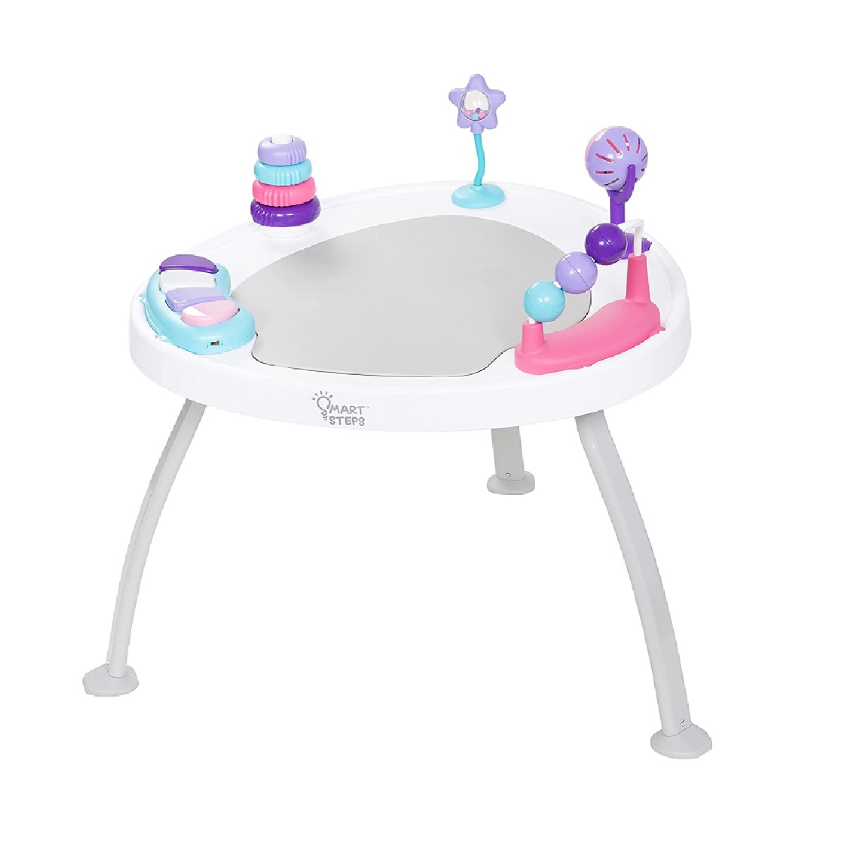 Babytrend Smart Steps Bounce N’ Play 3-in-1 Activity Center - Harmony Pink