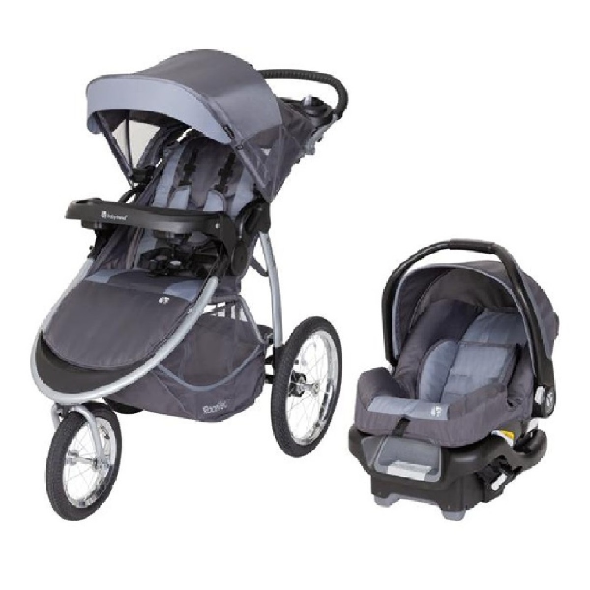 Babytrend Expedition Race Tec Jogger Travel System - Ultra Grey