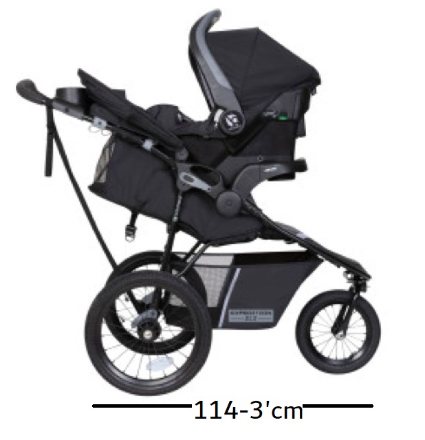 Babytrend EXPEDITION® DLX JOGGER TRAVEL SYSTEM-SPORTS GREY