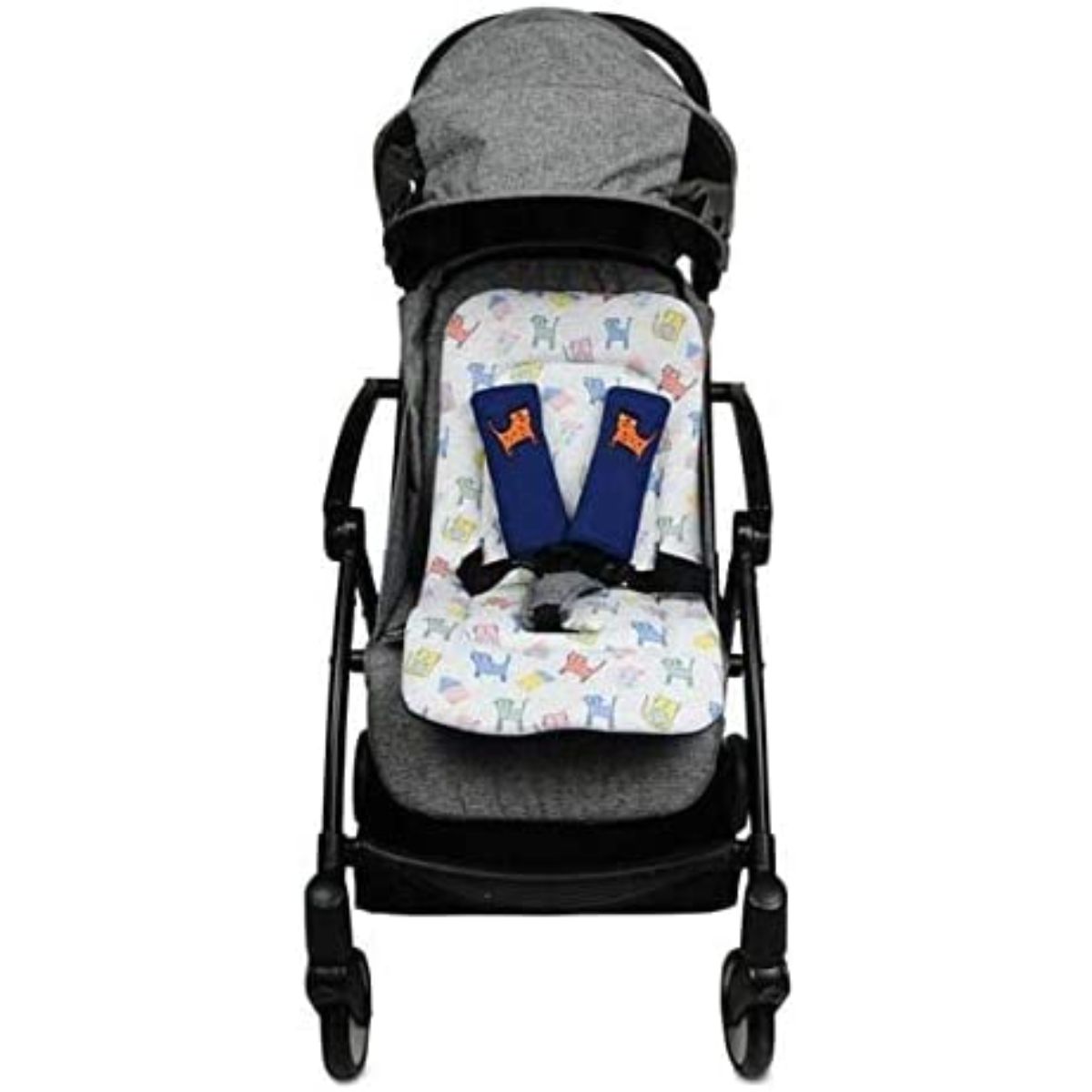 Ubeybi Stroller Cushion Set - Blue / With Belt Pad