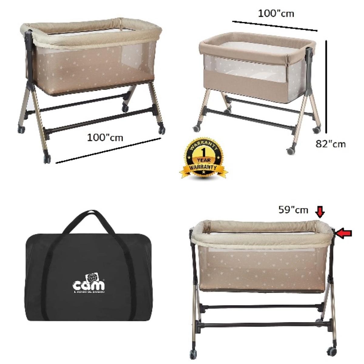 Cam - Sempreconte Co Bed Cradle - Mesh Beige