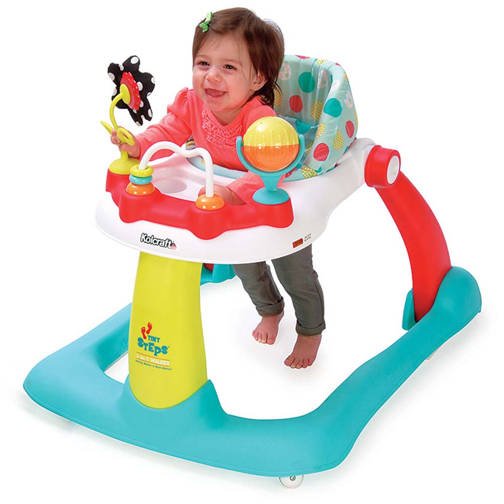 Kolcraft Tiny Steps 2-in-1 Activity Walker