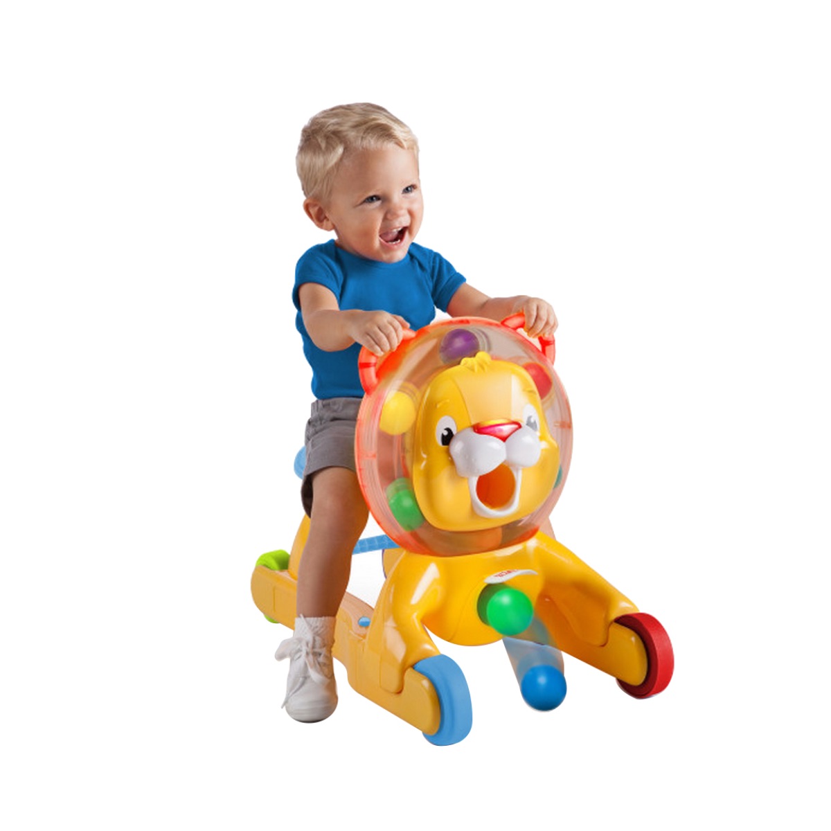 bright starts 3 in 1 ride lion