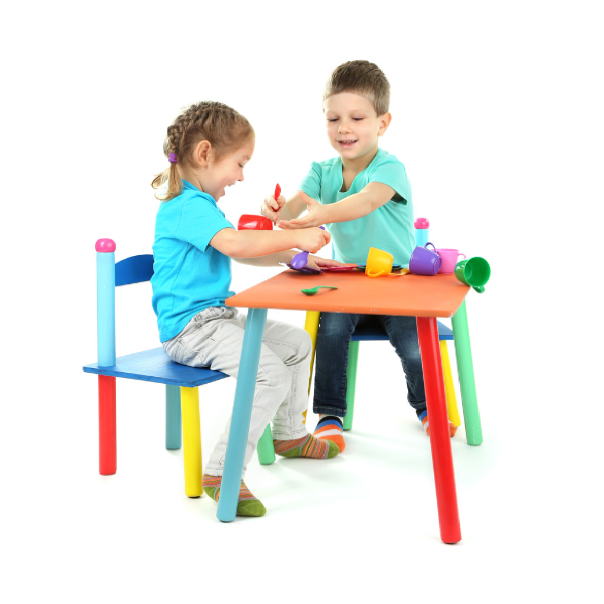 Ching Ching Children's Table with 2 Drawers