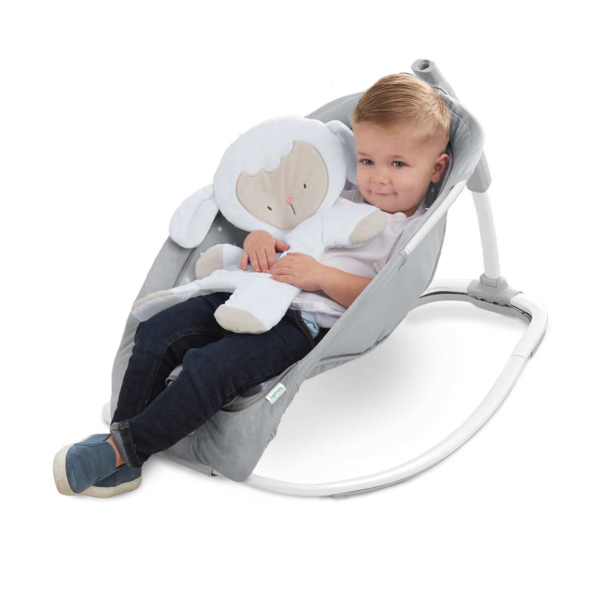 ingenuity rocking seat cuddle lamb