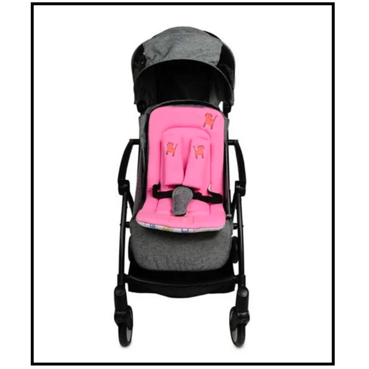 Ubeybi Stroller Cushion Set - Pink / With Belt Pad