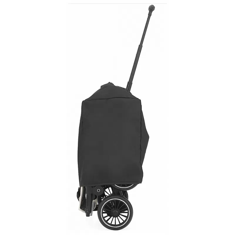 CAM Compass Stroller 194 - Baby Stroller  Black, from 0 to 4 years, Aluminium frame, 5-point safety harness, Super compact folding, umbrella stroller, Lightweight and compact stroller. 