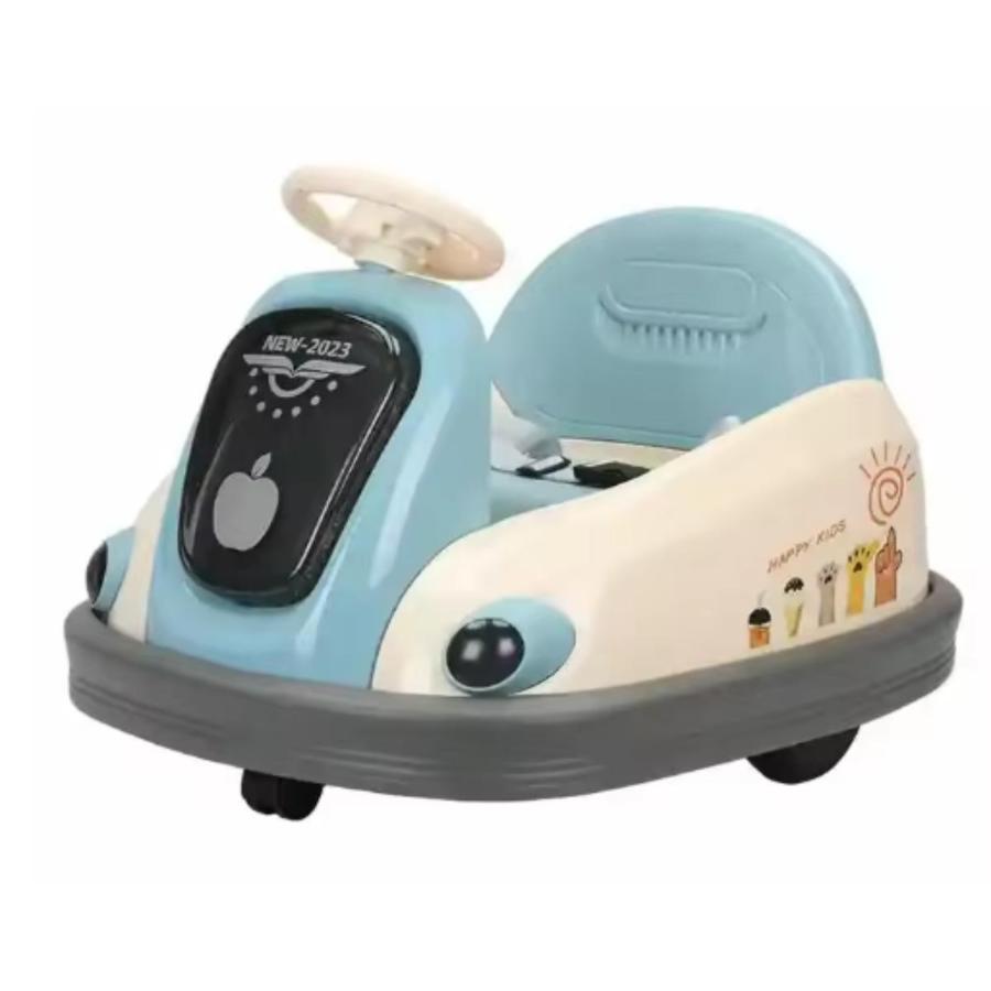 VIP Stars -  Childrens Electric Bumper Car With Music Light Remote Control Rechargeable Baby Family Baby 360Degree Wheel, 1 Piece Assorted