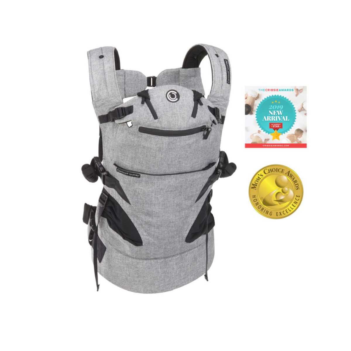 Contours Journey™ 5 Position Baby Carrier - Graphite