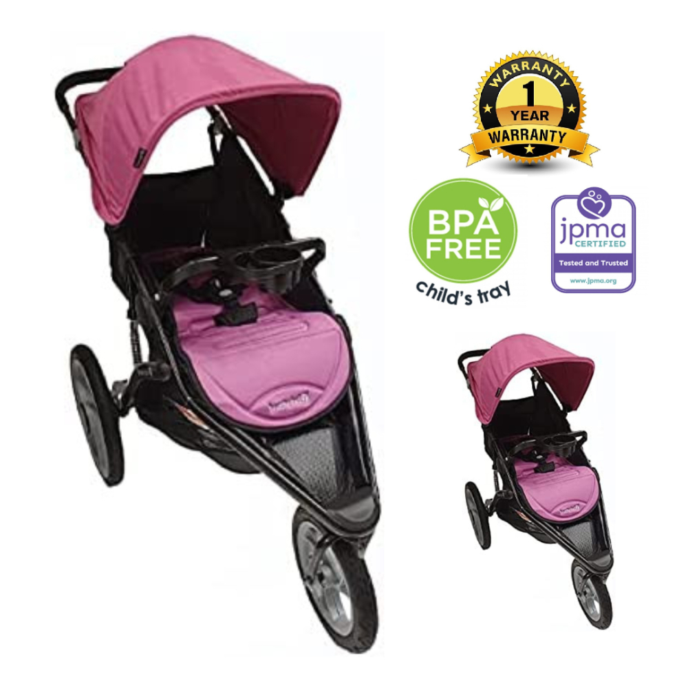 Babytrend Jogger Stroller (0-25kg) - Pink