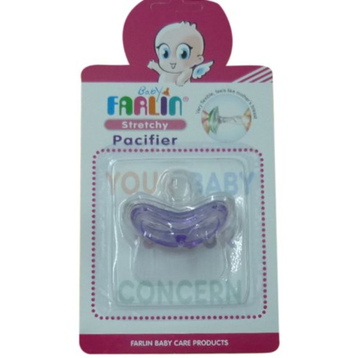 Farlin Stretchy Pacifier/Clip 1 Set Assorted 