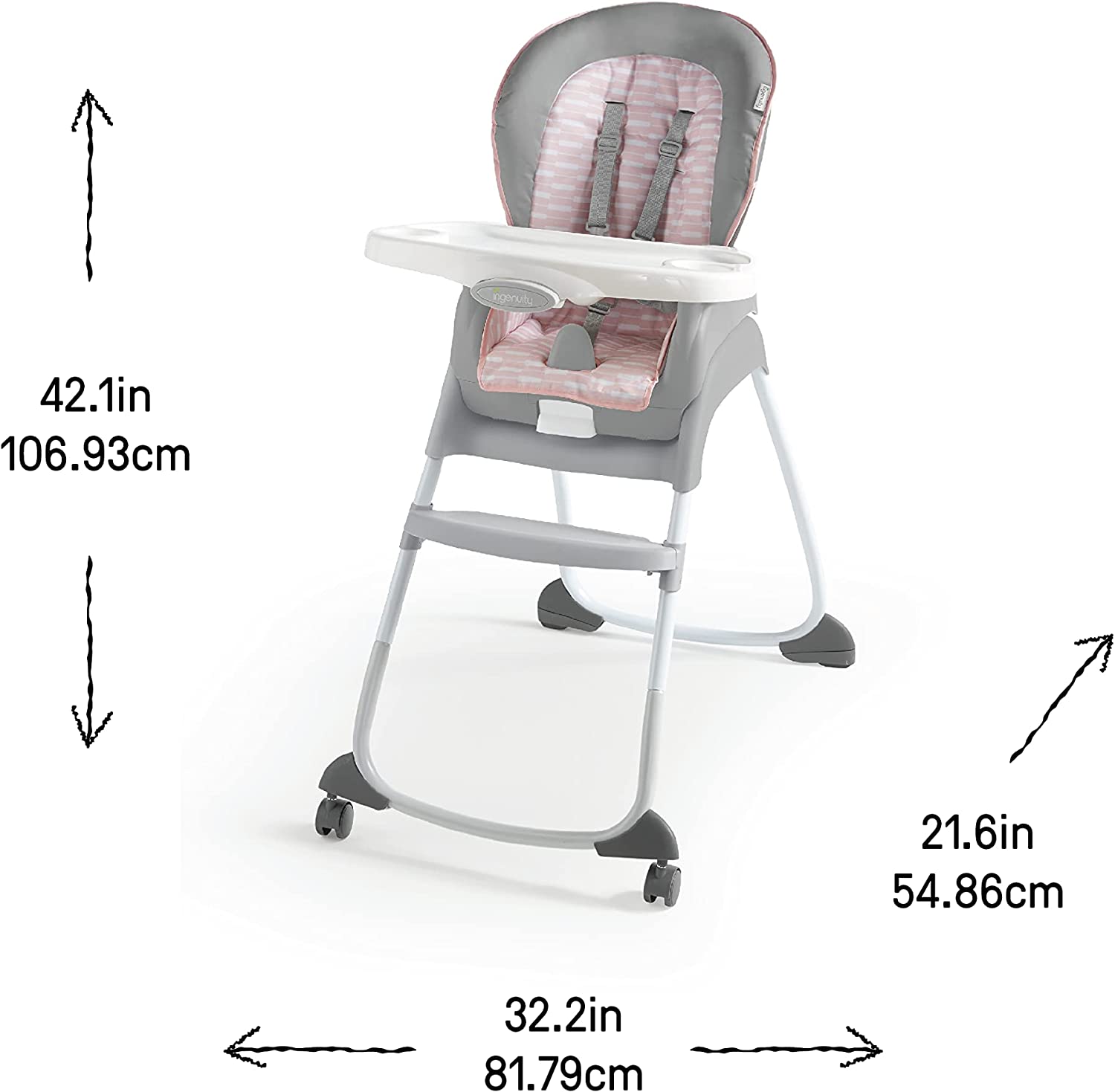 INGENUITY Trio 3-in-1 High Chair™ - Flora the Unicorn™