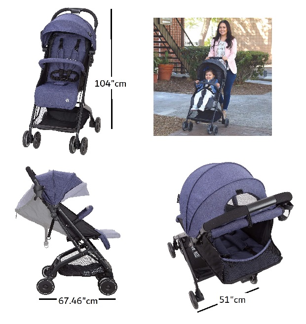 Baby trend jetaway hot sale plus compact stroller