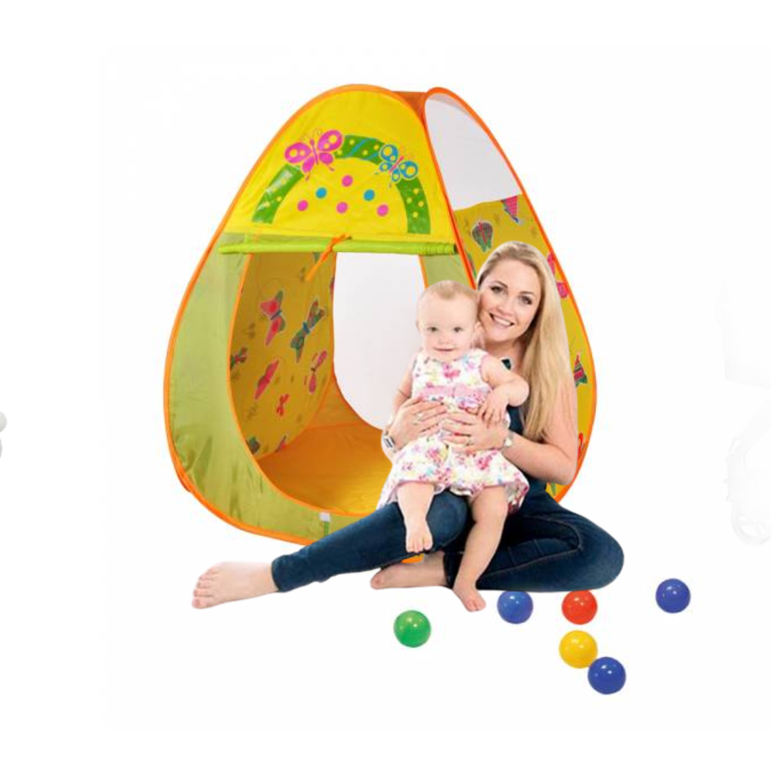 Ching Ching Butterfly Triangle House with 100pcs Colorful Balls