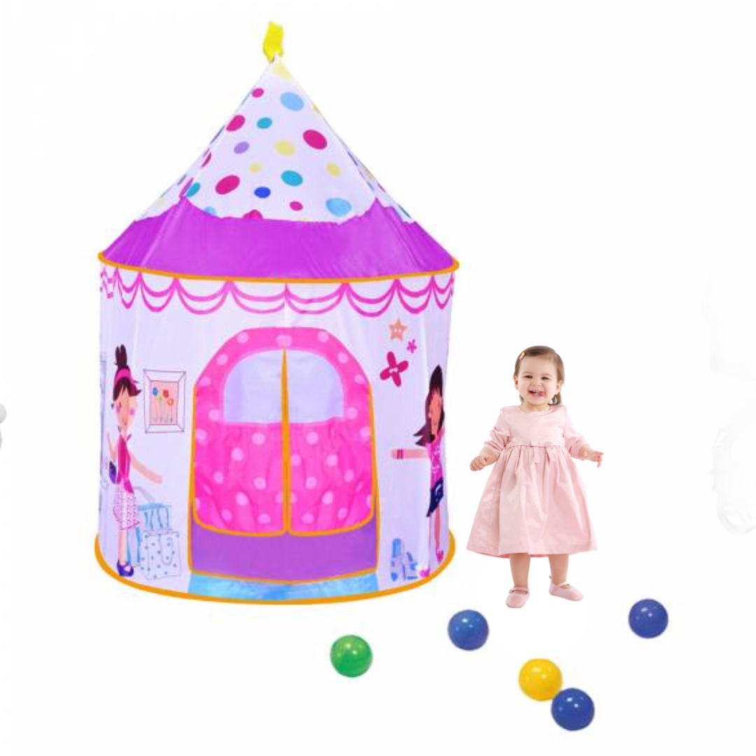 Ching Ching Modern Princess House with 100pcs Colorful Balls