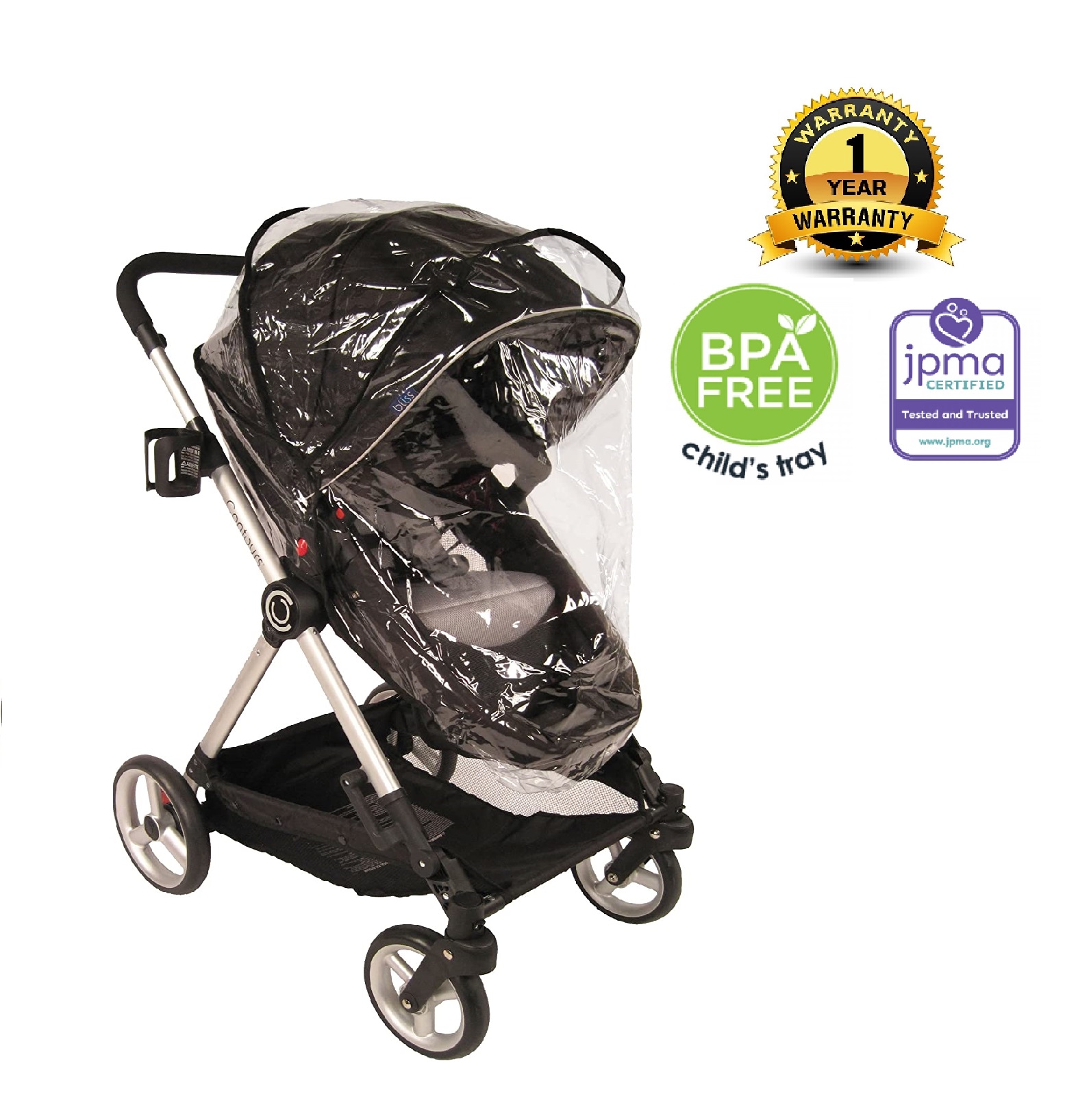 Contours - Element - Weather Shield Rain Cover Accessory (Contours Element Stroller ONLY)