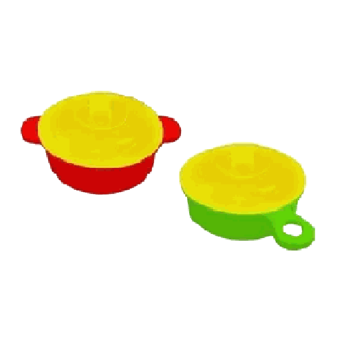 Green Plast Set of dishes of 15 items in the NP02 grid Toys for baby and kids