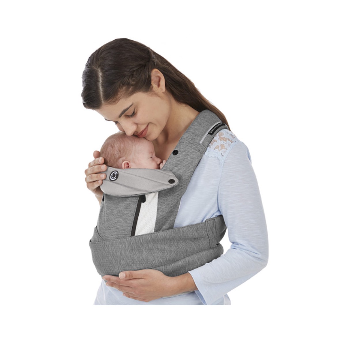 Contours Cocoon® Buckle-Tie Carrier - Heather Grey