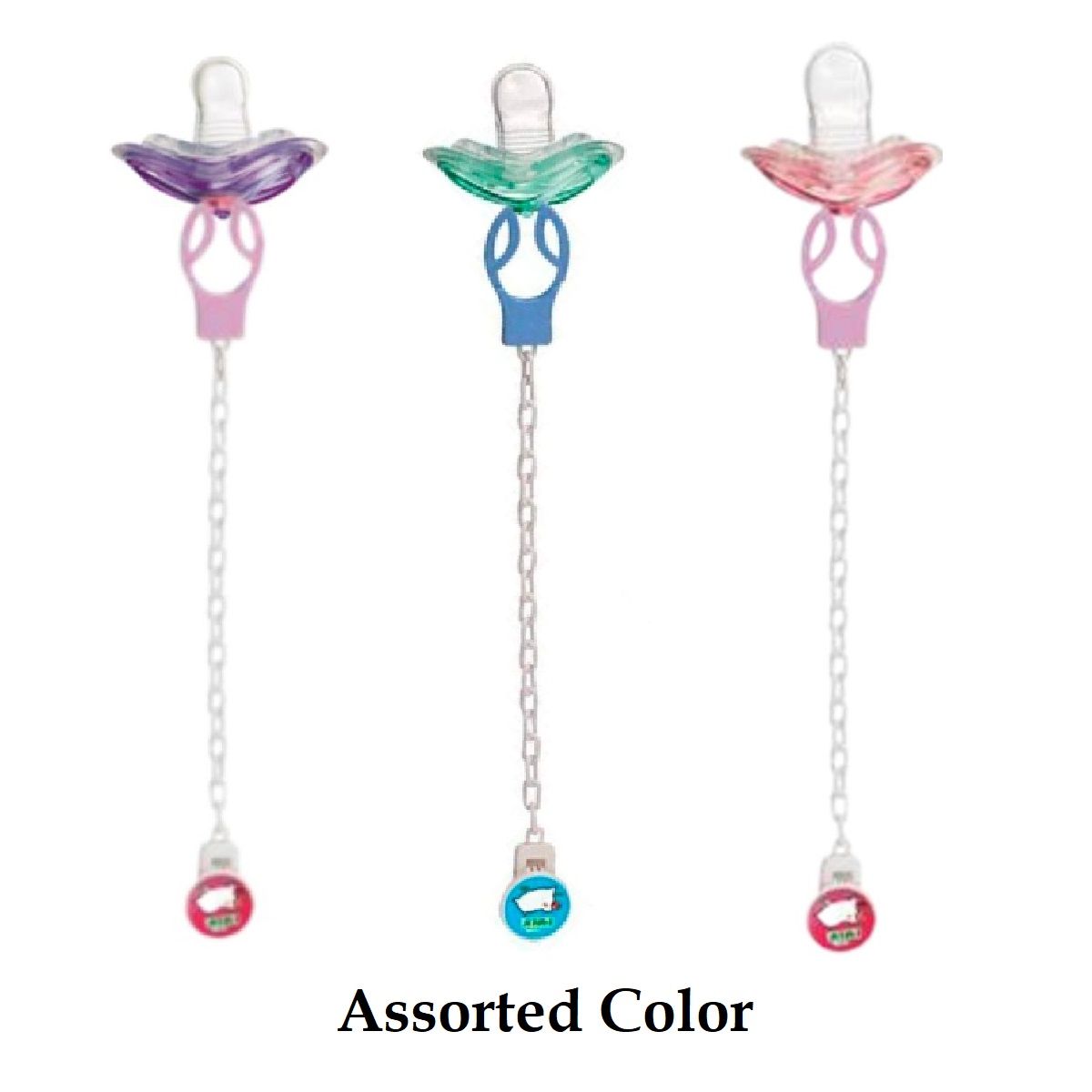 Farlin Stretchy Pacifier/Clip 1 Set Assorted 