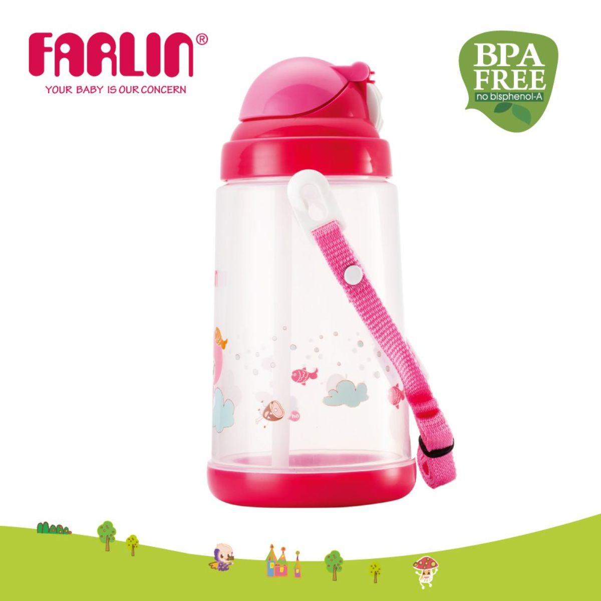 Farlin - Water Flask 430ML Assorted Color