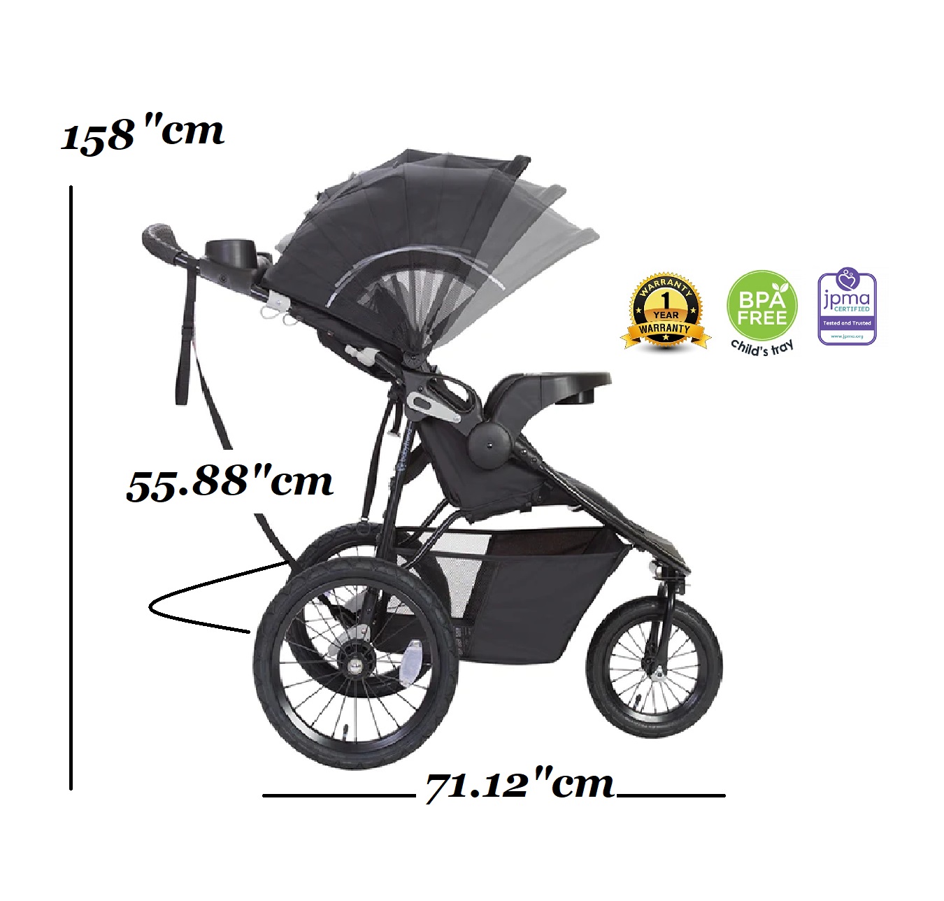 Baby trend cityscape jogger best sale travel system