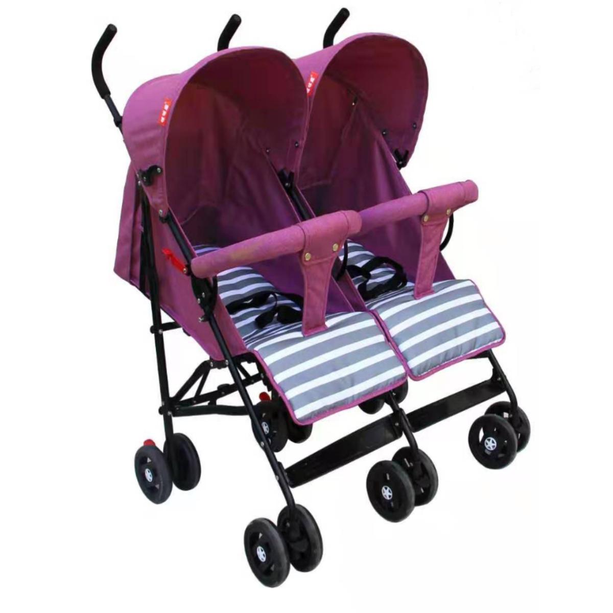 VIP Stars -  Small Light Weight Twin Stroller Foldable, 1 Piece Assorted