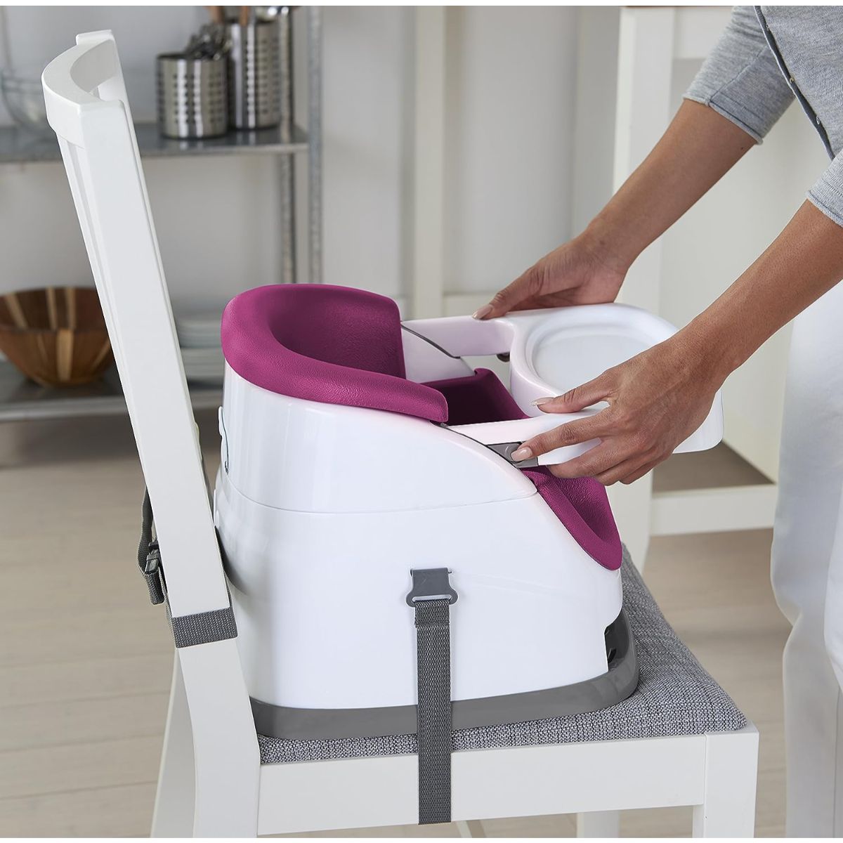 Ingenuity Booster Seat Baby Base 2 in 1 Compact Packaging