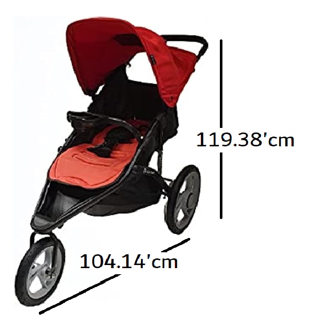  Babytrend Jogger Stroller - Red