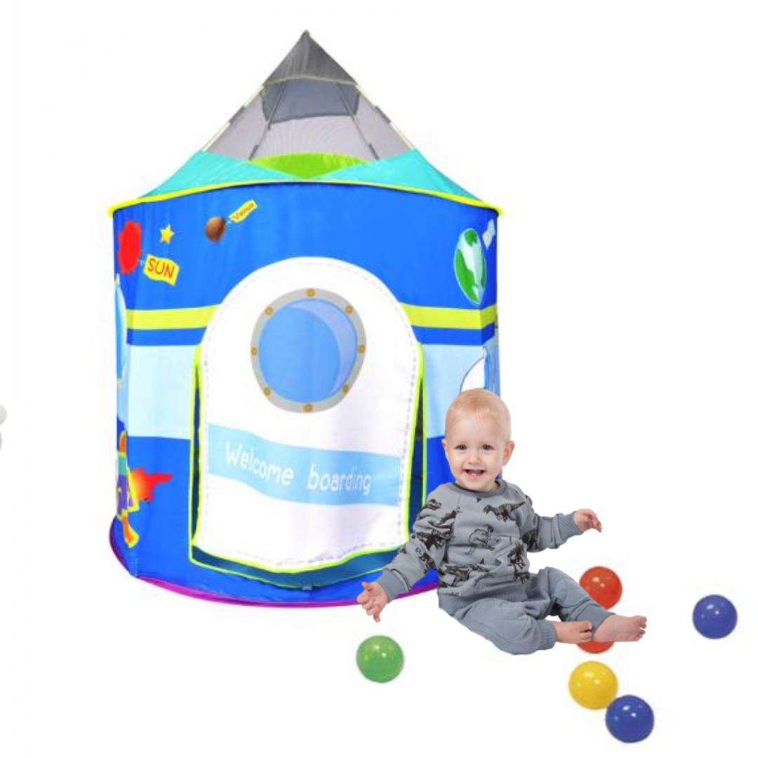 Ching Ching Spaceship House with 100pcs Colorful Balls