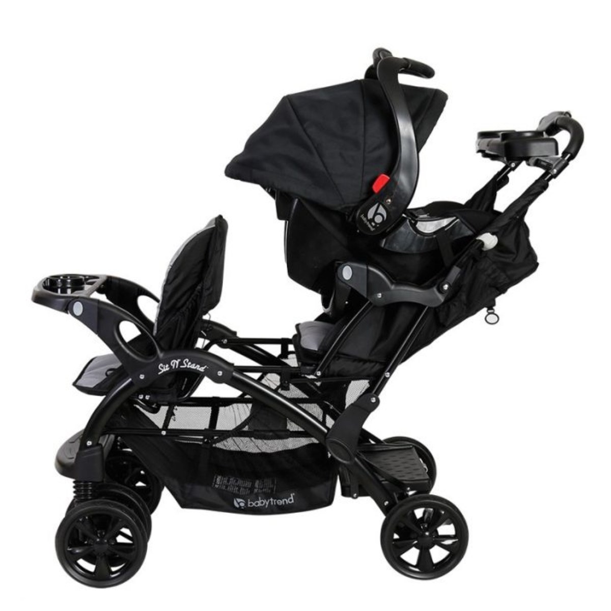 sit and stand stroller carseat combo