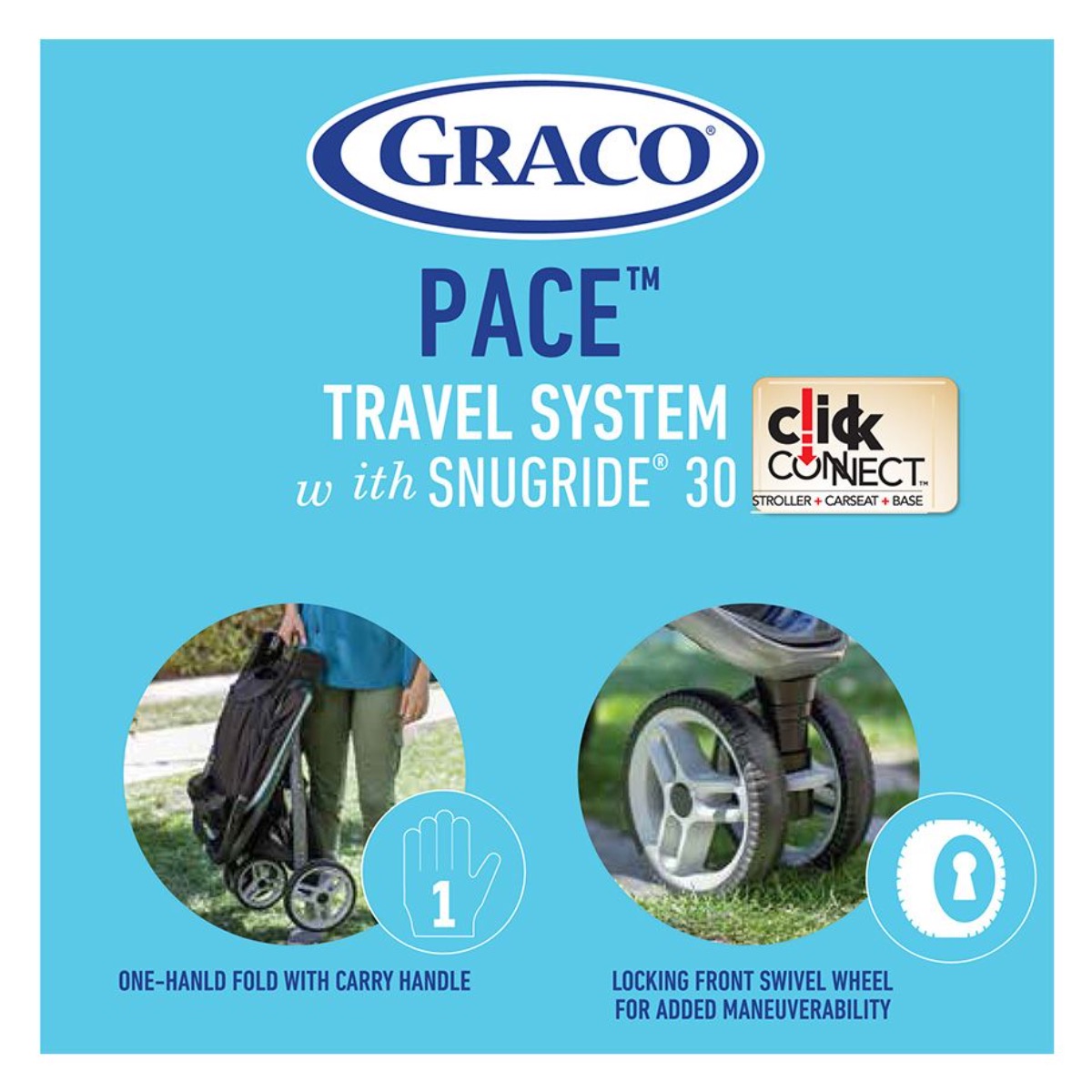 graco pace travel system base