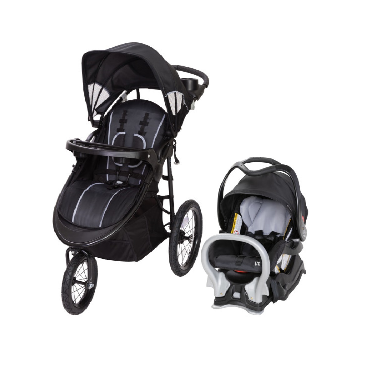 Babytrend CITYSCAPE PLUS JOGGER TRAVEL SYSTEM W/ FLEXLOC ICS- RAVEN