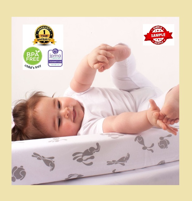 Cam - Baby Soft changing mat with pocket to fit on the chest of drawers with firm support and Comfortable, Easy to Clean and Carry on the go, Diaper Pad for Dresser from 0 to 11 kg - Assorted