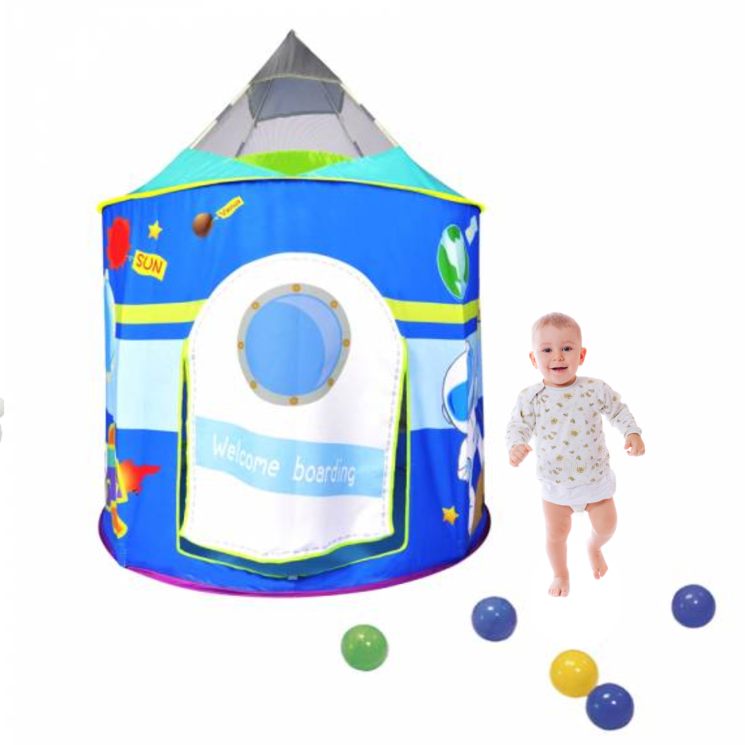 Ching Ching Spaceship House with 100pcs Colorful Balls