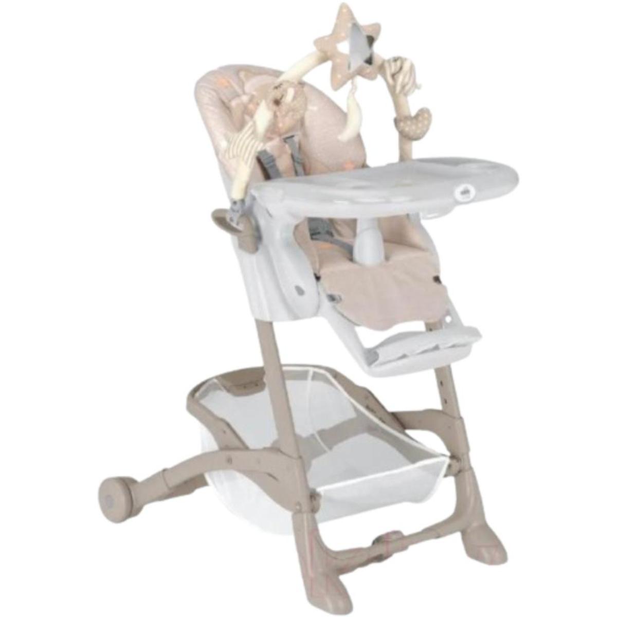 baby-store-dubai Cam - Istante High Chair With Toy Bar - Beige